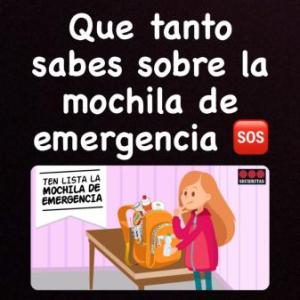 Hobbies Mochila De Emergencia Tenerla Puede Salvar Tu Vida