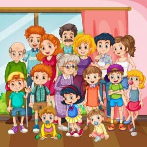 Imagen de portada del videojuego educativo: FAMILIA EN INGLES , de la temática Tecnología