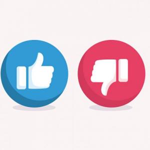 Like and dislike