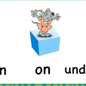 PREPOSITIONS ( ON, IN, UNDER)
