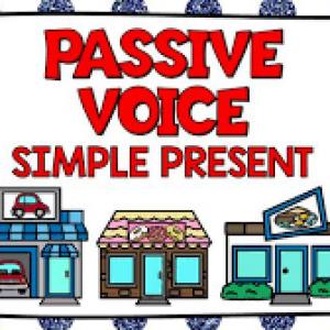 Let's make "the present passive"!