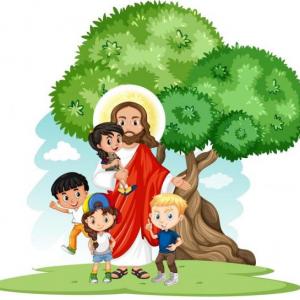 Imagen de portada del videojuego educativo: Nombres de personajes bíblicos , de la temática Religión