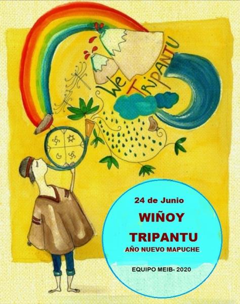 Imagen de portada del videojuego educativo: WIÑOY  TRIPANTU, de la temática Historia