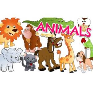 Imagen de portada del videojuego educativo: ANIMALES EN IDIOMA INGLÉS, de la temática Idiomas