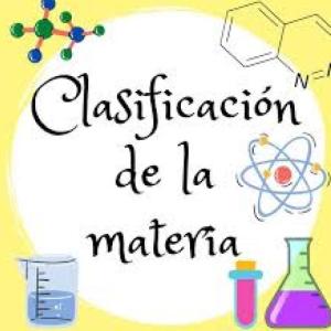 Clasificación de la materia