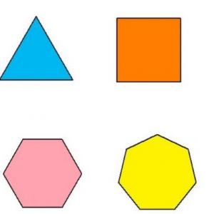 Imagen de portada del videojuego educativo: Aprendamos sobre los Polígonos., de la temática Matemáticas