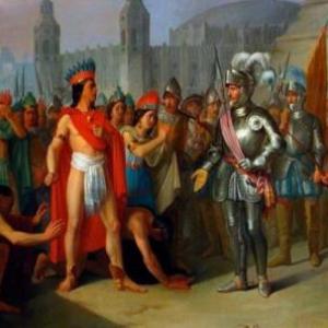 Imagen de portada del videojuego educativo: La conquista de México Juego Memorama, de la temática Historia
