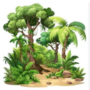 Portada del juego Descubre a los animales de la Jungla – Lengua