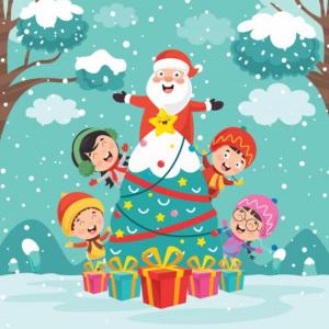 Imagen de portada del videojuego educativo: Memorama navideño, de la temática Festividades
