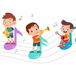 Imagen de portada del videojuego educativo: El juego de los instrumentos, de la temática Música