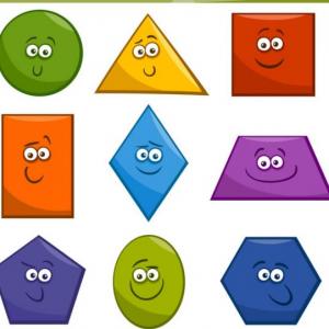 Imagen de portada del videojuego educativo: Memotest de Figuras geométricas , de la temática Matemáticas