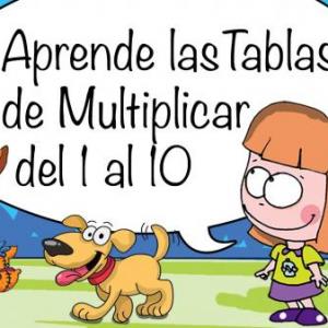 TABLAS DE MULTIPLICAR