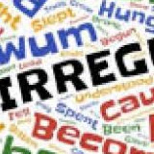 sentences irregular Verbs