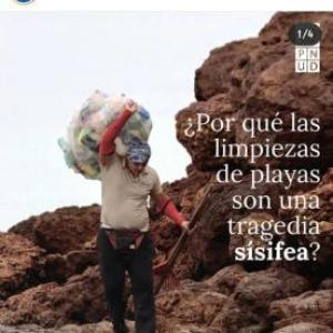 Imagen de portada del videojuego educativo: Limpieza de playas , de la temática Medio ambiente