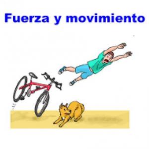 Imagen de portada del videojuego educativo: Trivia fuerza y movimiento, de la temática Física