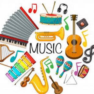 Los instrumentos musicales.