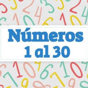 Escritura de números 1 al 30