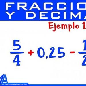 fracciones
