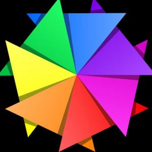 Imagen de portada del videojuego educativo: Trivia geométrica, de la temática Artes