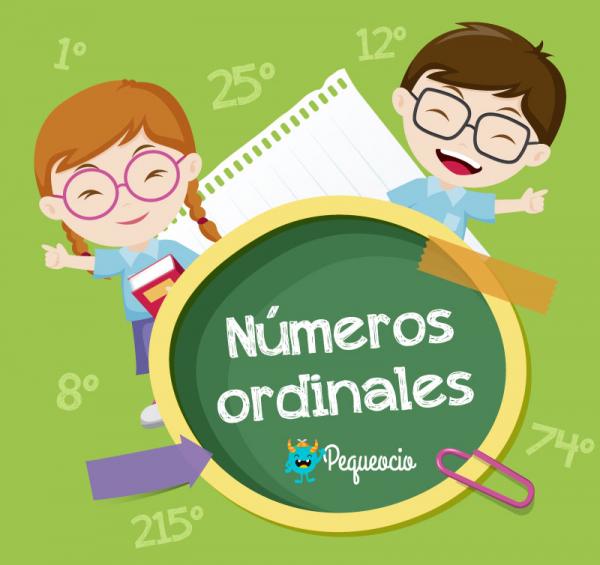 Imagen de portada del videojuego educativo: Los números ordinales, de la temática Matemáticas