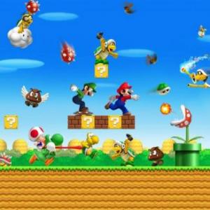 Imagen de portada del videojuego educativo: Super Mario Bros, de la temática Tecnología