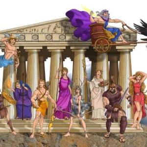 Portada del juego DIOSES Y SERES DE LA MITOLOGÍA GRIEGA – Literatura