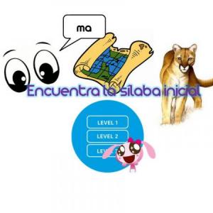 Encuentra la sílaba inicial