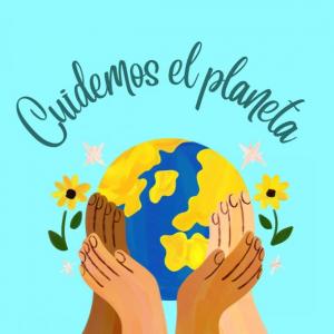 Imagen de portada del videojuego educativo: Cuidemos el planeta, de la temática Medio ambiente