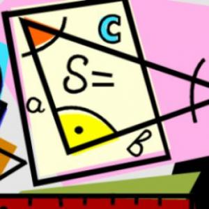 Imagen de portada del videojuego educativo: Razones Trigonométricas, de la temática Matemáticas