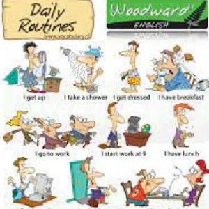 DAILY ROUTINE (PRESENT SIMPLE)