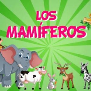 Imagen de portada del videojuego educativo: LOS ANIMALES MAMÍFEROS, de la temática Ciencias