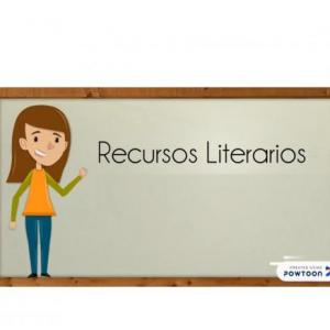 Imagen de portada del videojuego educativo: RECURSOS LITERARIOS, de la temática Literatura