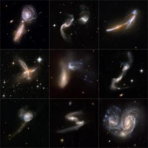 Imagen de portada del videojuego educativo: saber de galaxias , de la temática Ciencias