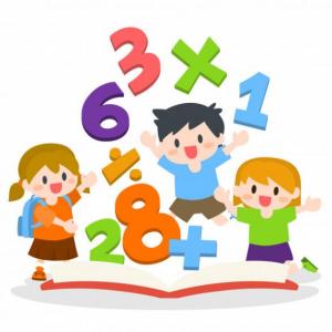 Portada del juego sumando y restando – Matemáticas