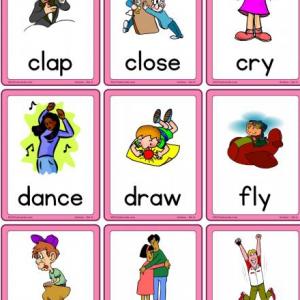 Action verbs.