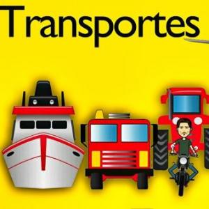 Imagen de portada del videojuego educativo: Transportes, de la temática Informática