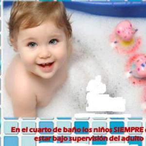 Seguridad infantil en el baño