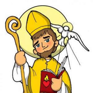 Imagen de portada del videojuego educativo: Juguemos: ¿Qué tanto sabes de San Agustín?, de la temática Religión