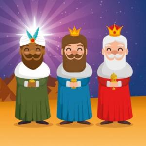 Imagen de portada del videojuego educativo: Día de Reyes (2do Grado), de la temática Religión