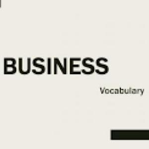 Business vocabulary