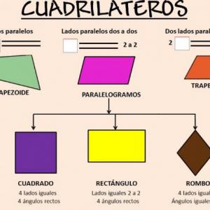 IDENTIFICA CARACTERÍSTICAS DE PARALELOGRAMOS Y TRAPECIOS