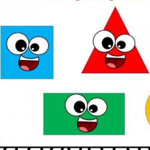 Imagen de portada del videojuego educativo: Descubre la forma, de la temática Matemáticas