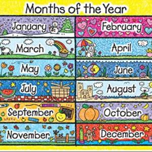 Months of the year