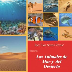 RECORTE: "LOS ANIMALES DE MAR Y DEL DESIERTO"