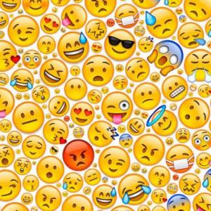 Imagen de portada del videojuego educativo: Memotest de Emojis, de la temática Festividades
