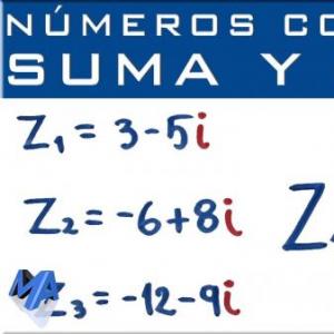 Operaciones con Números Complejos