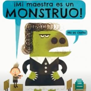 Imagen de portada del videojuego educativo: ¡Mi maestra es un monstruo!, de la temática Literatura