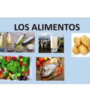 RECONOCIENDO LOS ALIMENTOS