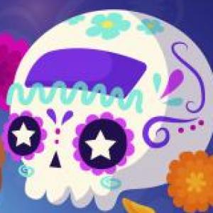 JUEGO DE LA OCA DÍA DE LOS MUERTOS