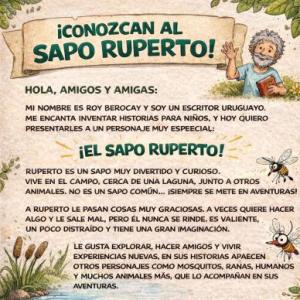 ¿CÓMO ES EL SAPO RUPERTO?